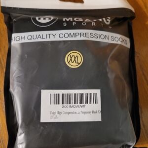 Black Compression Socks XXL